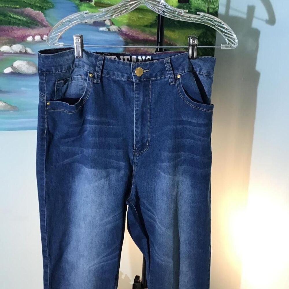 Vip-jeans Women's Blue and Navy Jeans
